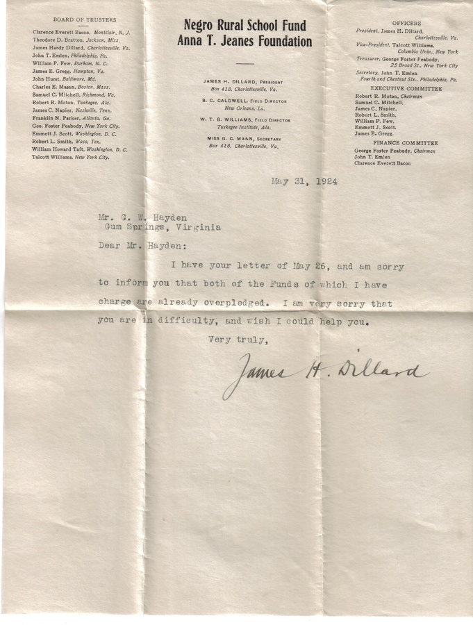 19240531 Letter - Negro Rural School Fund Overpledged.jpg