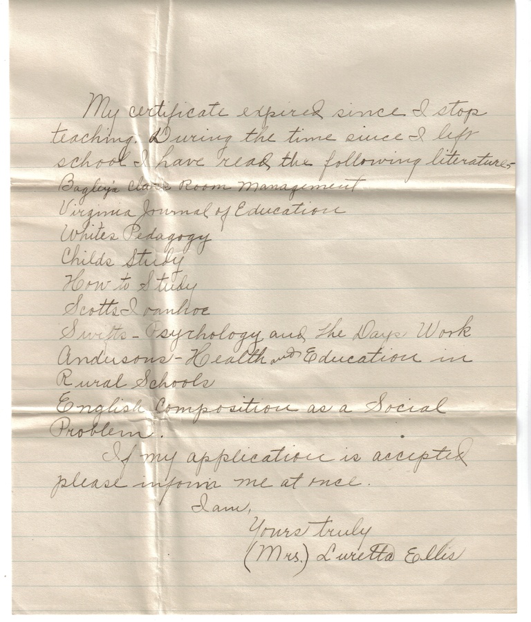 19261009 Page 1 - Letter Concerning Application.jpg