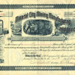 Mining Stock Certificate
