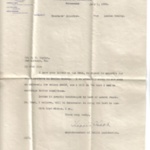  Letter Enclosed Rosenwald Plan for Distribtion of Funds