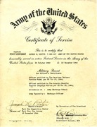 Joseph Porter's Certificate of Service